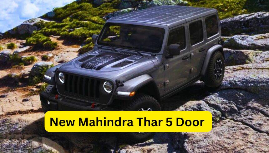 New Mahindra Thar 5 Door