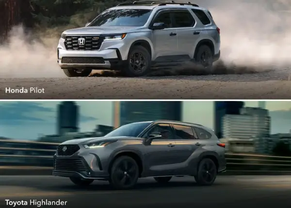 2025 toyota highlander vs honda