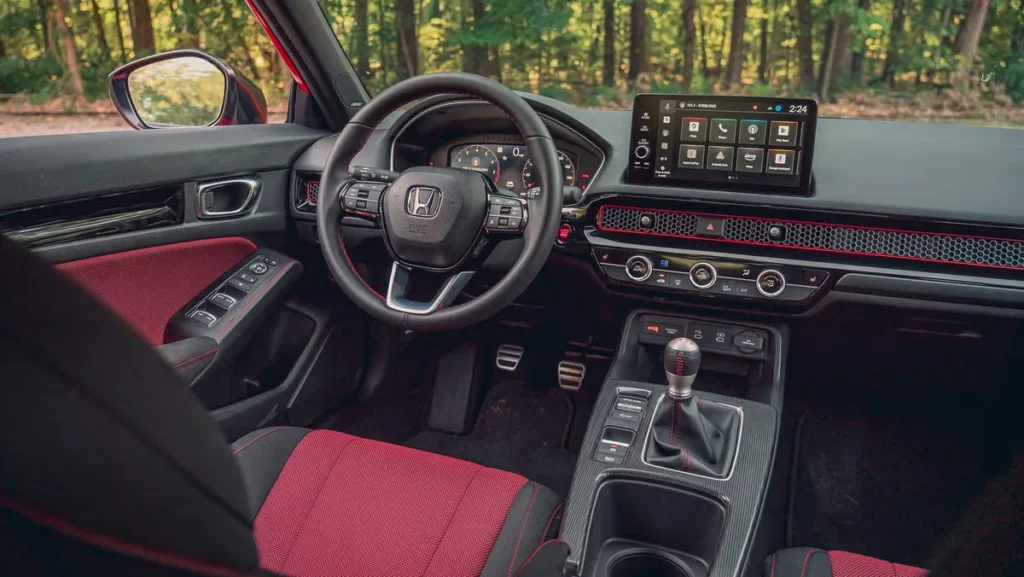 2026 Acura Integra vs. 2026 Honda Civic Si interior
