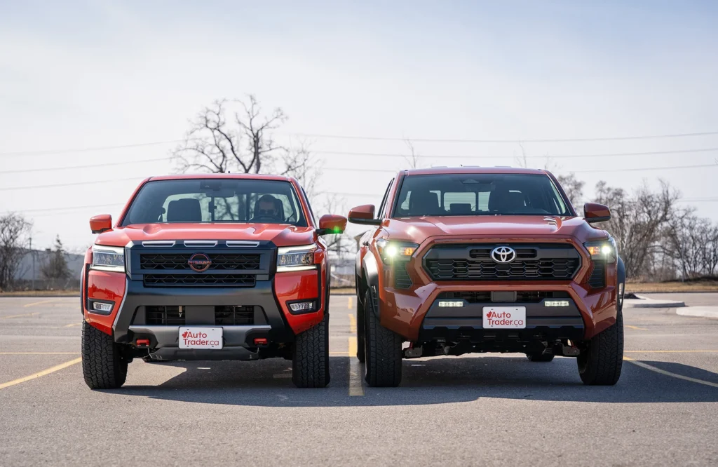 Nissan Frontier vs. 2025 Toyota Tacoma
