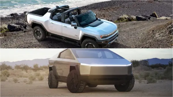 2026 GMC Hummer EV vs Tesla Cybertruck-1