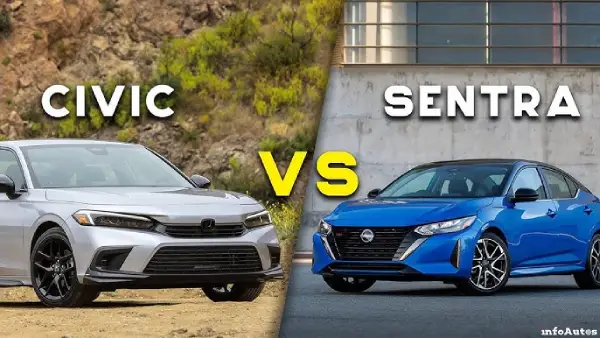 2026 Nissan Sentra vs Honda Civic-1