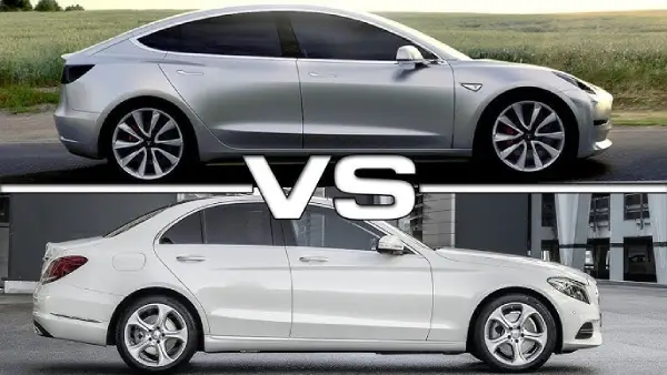 4. Tesla Model 3 AWD vs Mercedes-Benz C 300