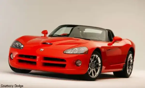 8. 2004 Viper SRT-10 Dodge