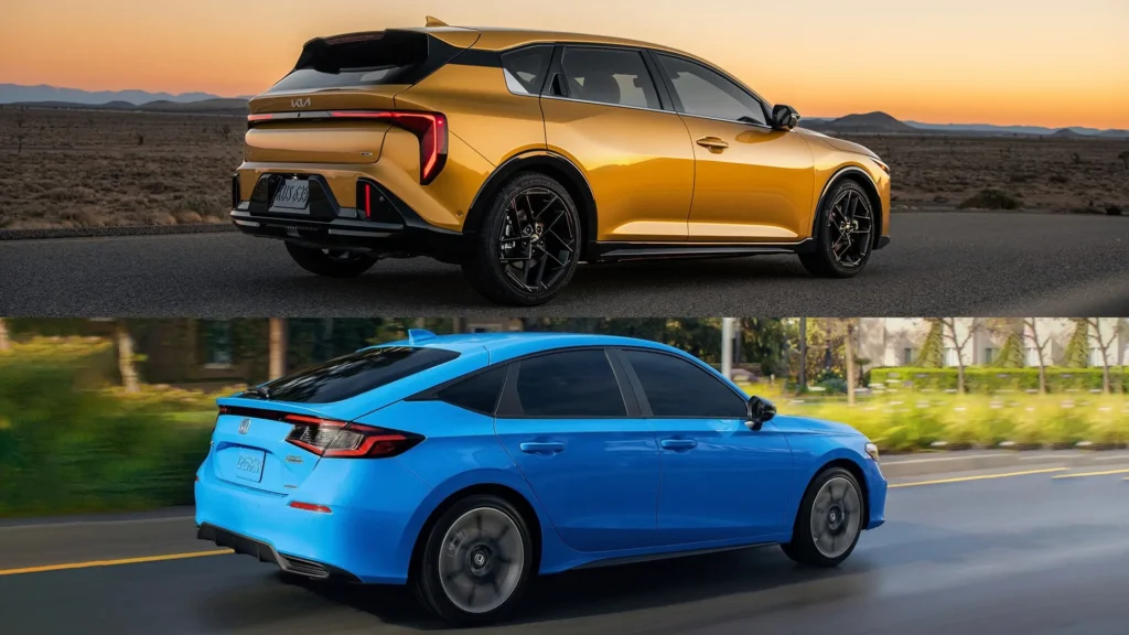 Kia K4 Hatchback vs. 2026 Honda Civic Hatchback
