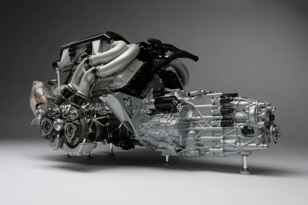bugatti chiron engine
