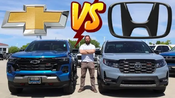 2025 Honda Ridgeline vs GMC