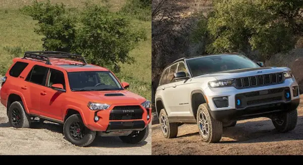 2025 Toyota 4Runner vs Jeep Grand Cherokee 2025