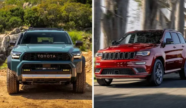 Toyota 4Runner vs Jeep Grand Cherokee 2025