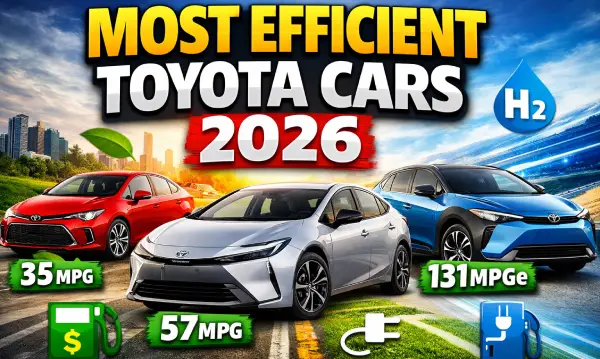 Most Efficient Toyota Cars