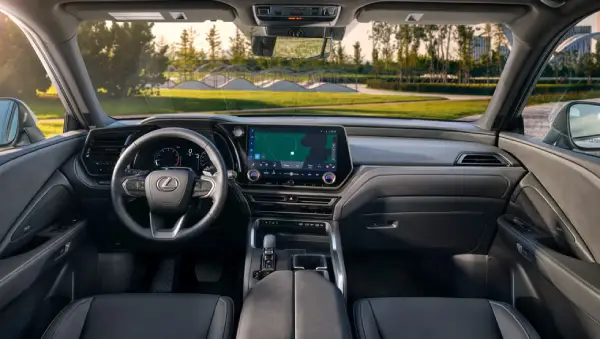 2026 Lexus TX 350 F Sport AWD Review interior