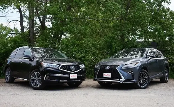 2017 Lexus RX 350 vs 2017 Acura MDX