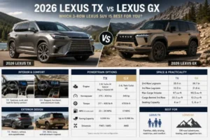 2026 Lexus TX vs Lexus GX