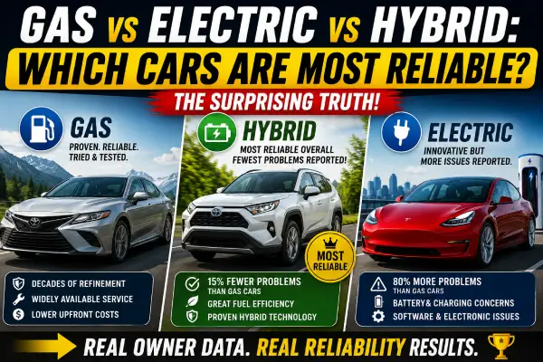 Gas vs Electric vs Hybrid cars