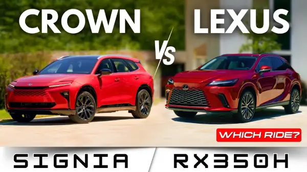 Toyota Crown Signia vs Lexus RX