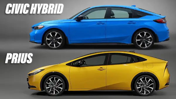 Civic Hatchback Hybrid vs Toyota Prius